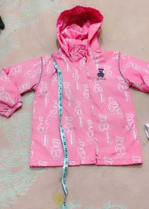 Lil Bear Pink Print Jacket