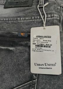 Urban United Men’s Grey Denim Jeans