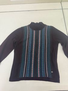 Crocodile Y2K Knit Turtleneck Luxury Sweater