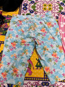 Floral &amp; Striped Pajama Pants - Set of 2