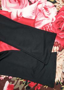 Black bootcut pants