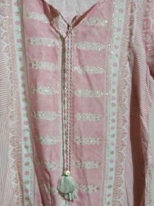 Pure Cotton Pink Kurti
