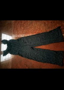 Sparkly Black Off-Shoulder Jumpsuit