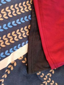 Red Casual Tunic Top