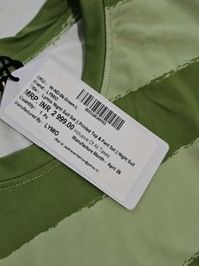 Green Striped Co-ord Set