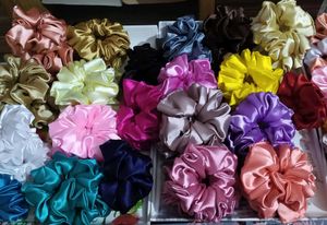 Satin Scrunchies - Pack of 10