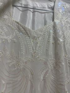 Elegant White Embroidered Kurta