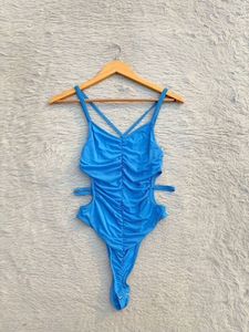 New Blue One Piece Bodysuit