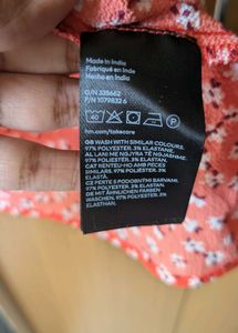 H&amp;M Floral Print Off-Shoulder Dress