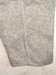 Grey Textured Blazer Winter Jacket Oversized