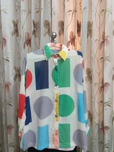 Colorful Geometric Print Co-ord Set