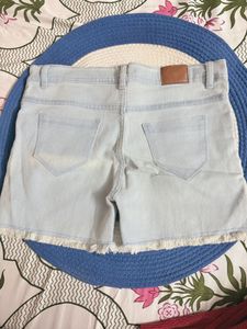 Light Blue Denim Shorts