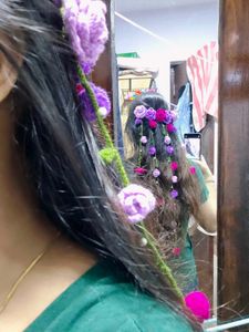 Handmade Crochet Floral Hair Accessory