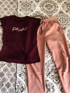 Comfy Pink Sweatpants tshirt