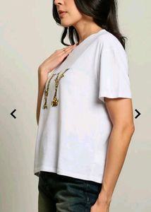 Shein NY Leopard Print Tee