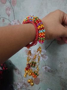 Vibrant Beaded Bangle Bracelet