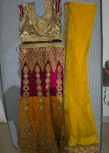 Stunning Embroidered Lehenga Choli Set