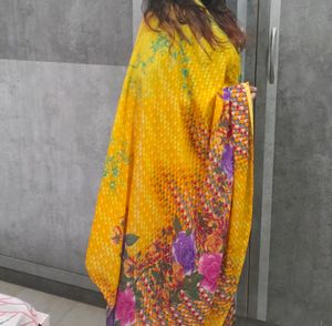 Beautiful Mustard Saree