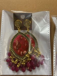 Beautiful beaded earrings 3 pairs combo