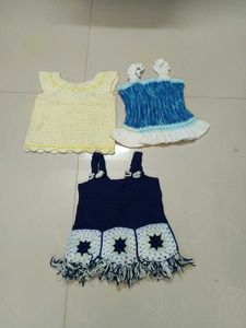 Handmade Crochet Tops Set