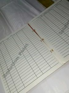 Vintage Hindi Personal Information Notebook