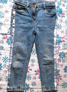 Sparkly Sequin Detail Jeans