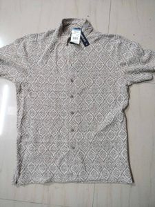 Men's Relaxed Fit Printed Shirt
