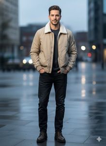Stylish Reversible Bomber Jacket
