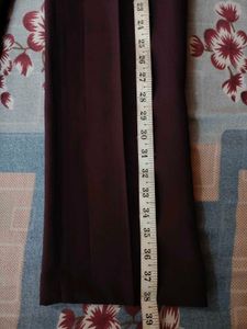 Classic Maroon Trousers (Straight fit)