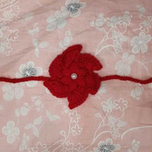 Crochet Flower Rakhi