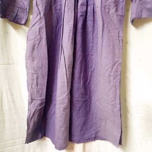 New and Never Used Purple Embroidered Kurta