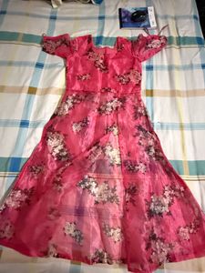 Stunning Pink Floral kurti