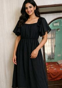Chic Black Off-Shoulder Dress