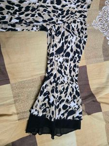 Stylish Leopard Print Kurta