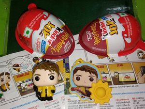 Kinder Joy Cedric diggory Figure and Pop it