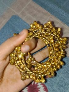 Beautiful Gold-Tone Anklets with Bells