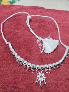 Stunning Red &amp; Crystal Choker Necklace