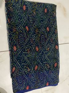 Traditional Bandhani Silk Saree