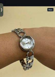 Elegant Silver Tone Women's Watch