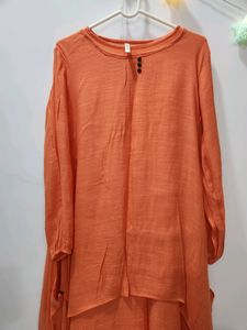 Beautiful Indo Western Kurti Get Free Pink Top