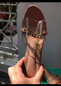 Chic Transparent Block Heels