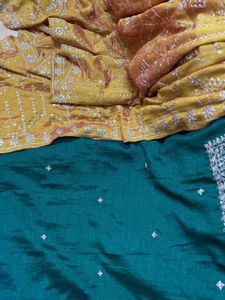 Elegant Teal Kurta Set with Dupatta