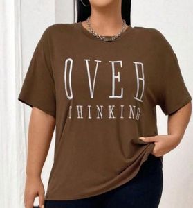BROWN OVERSIZE TSHIRT FOR WOMEM