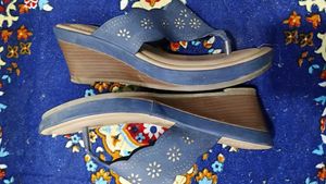 Comfortable Blue block heel