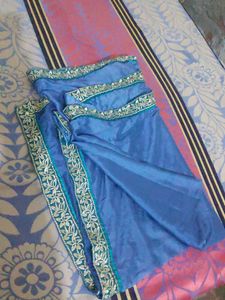 teal colour used duppata
