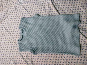 Sky Blue Bodycon Top