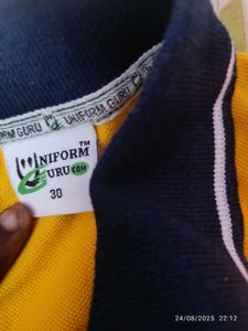 Kendriya Vidyalaya Yellow School T-shirt