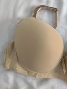 Comfortable Beige Push-Up Bra