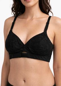 Black Cotton Daily Wear Bra
