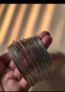 Set of Textured Bangles